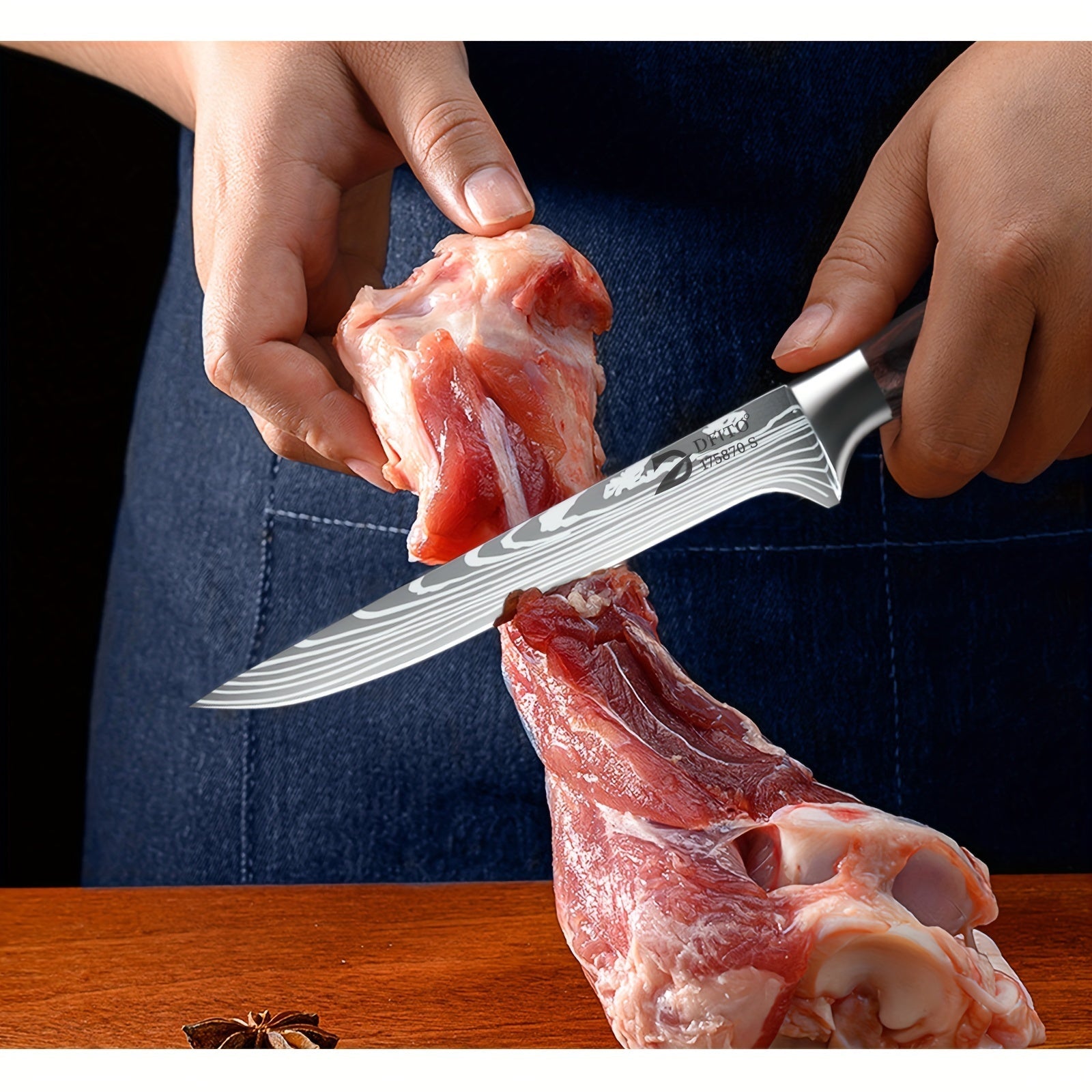 IRONKI 9 - Piece Professional Chef Knife Set – Ultra Sharp Japanese Steel with Roll Bag - IRONKI