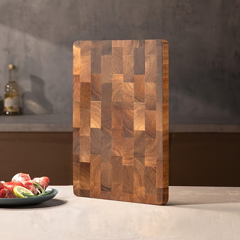 IRONKI Premium Wooden Chopping Board – Large Butcher Block - IRONKI