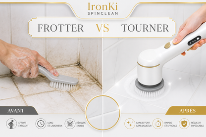 IronKi SpinClean — avant / après